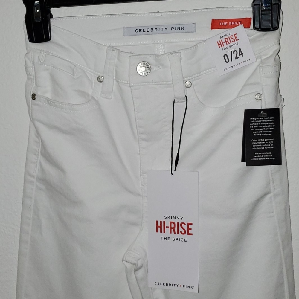 Celebrity Pink skinny high rise size 0 jeans